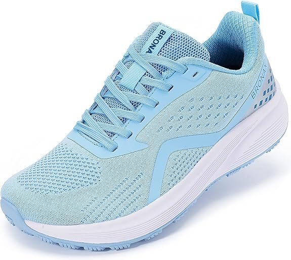 BRONAX Women's Wide Toe Box Road Running Shoes for Comfort
