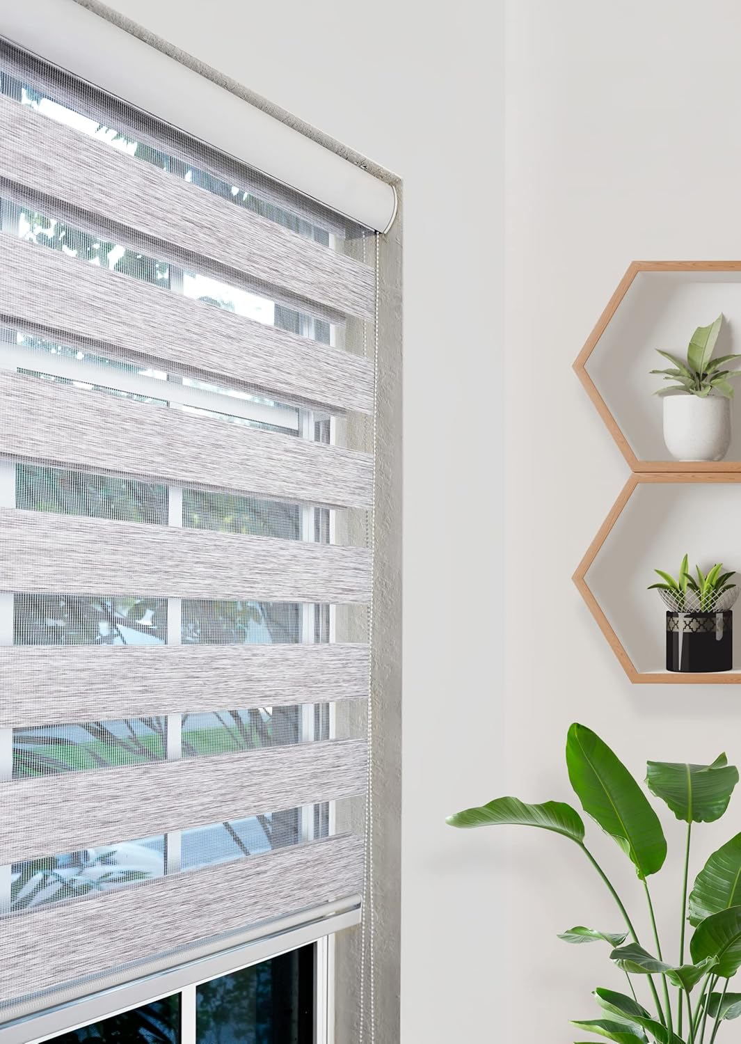 Custom-Cut Zebra Blinds by Pinecrest Home Goods 78ftin x 90ftin