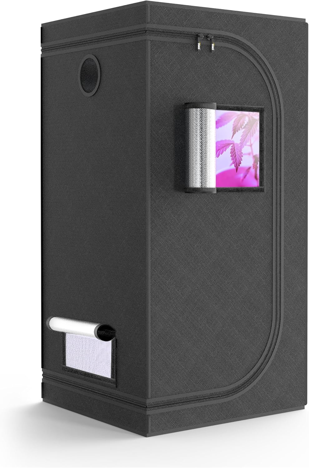 iPower Hydroponic Grow Tent 31x32x63 - Easy Setup, Water-Resistant, Observation Window