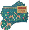Maison d Hermine Cotton Placemats Set of 4 - Washable Table Mats