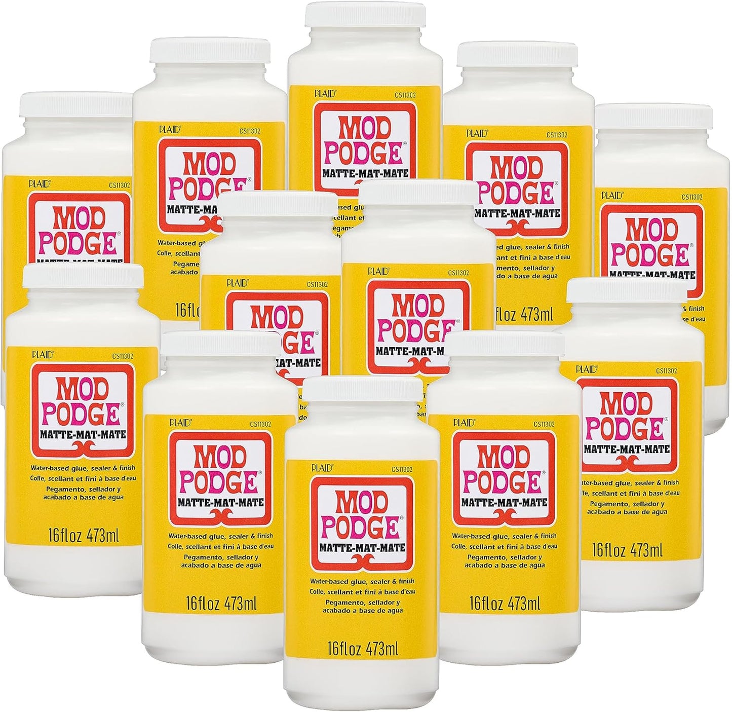Mod Podge Waterbase Sealer, Glue and Finish - 16 oz Matte