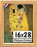 Antique Gold 16x28 Picture Frame.75 in Wide - Classic Wall Decor