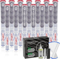 Premium Rubber Golf Grips 13 Pack - Anti-Slip Comfort and Stability