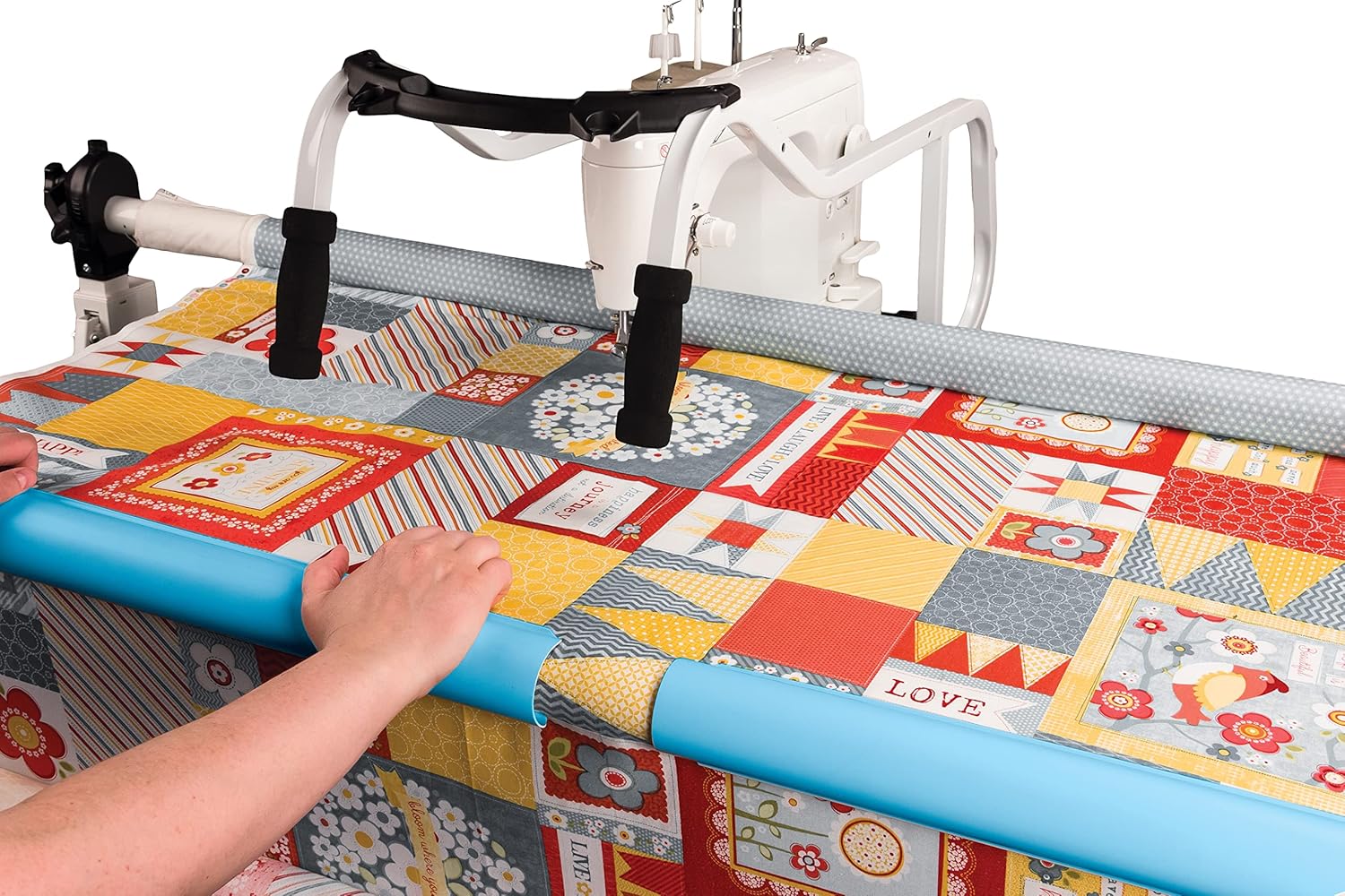 Rail Clips for Rolling Rail Quilting Frame - Easy Fabric Adjustment