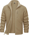 MAGCOMSEN Men's Winter Zip Up Polar Fleece Jacket - Warm (Style LQ67)
