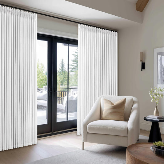 100 Inch Wide Linen Curtains for Living Room and Bedroom