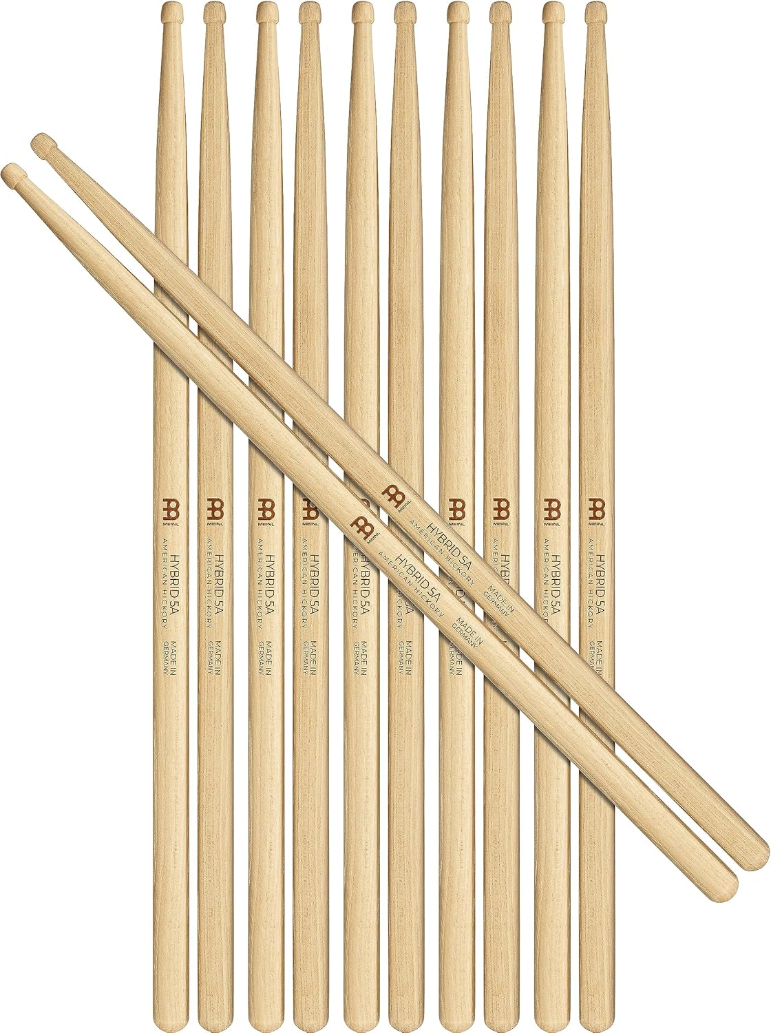 Meinl Stick & Brush Hybrid 5A Drumsticks for Versatile Playing
