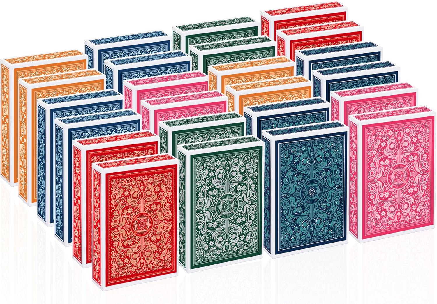 Playing Cards Bulk Set of 24 Decks for Fun Card Games