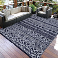 Garvee Outdoor Rug 9x18 Waterproof Large Camping Rug for RV