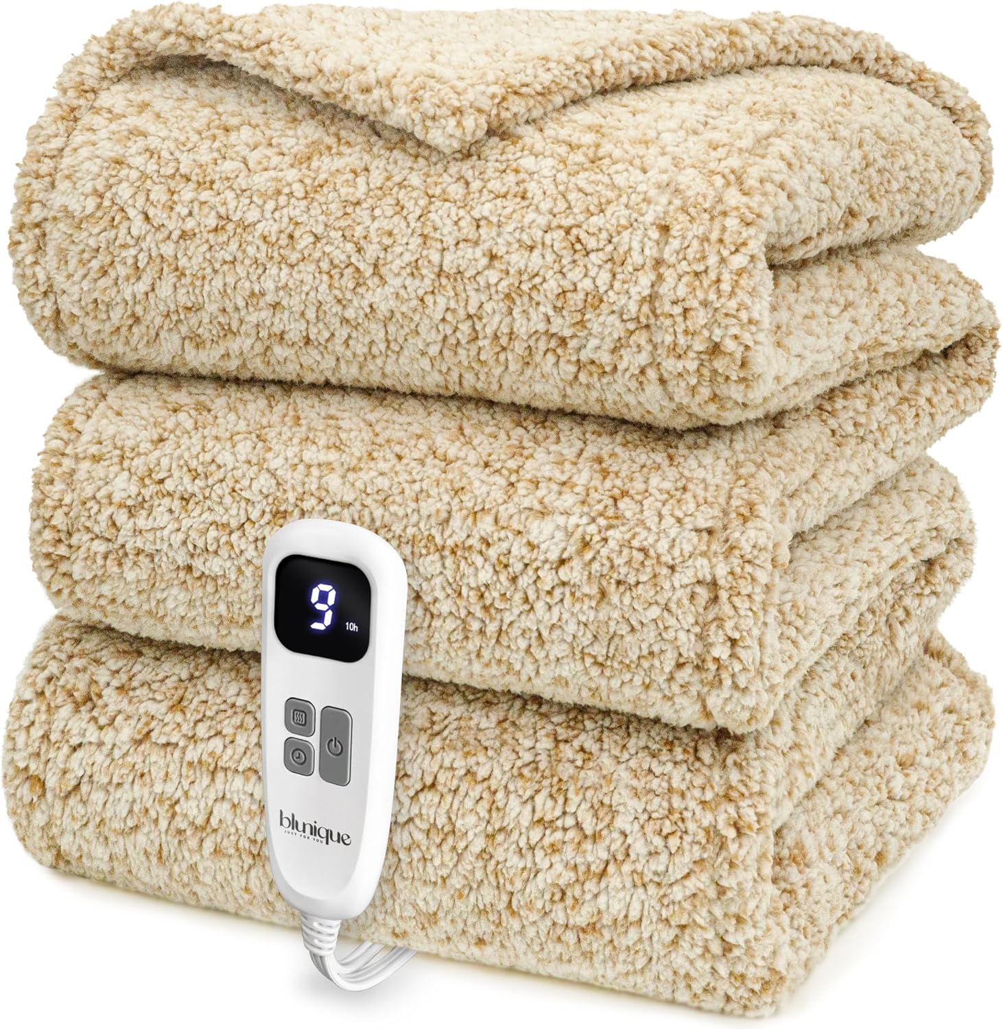 Heated Blanket Electric Blanket Full - Ultra Soft Cozy Sherpa