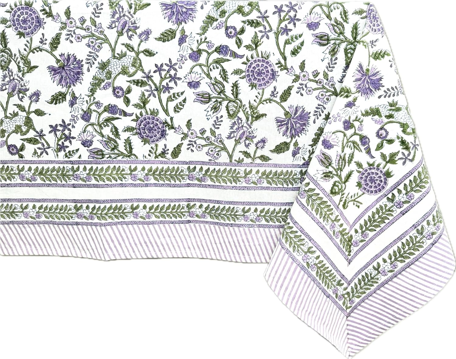 100% Cotton Rectangle Tablecloth for Fall Decor and Events