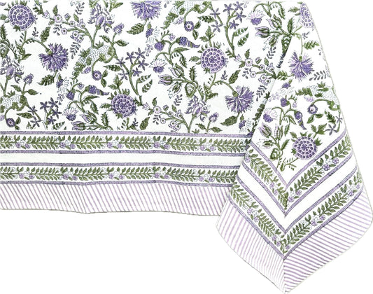 100% Cotton Rectangle Tablecloth for Fall Decor and Events