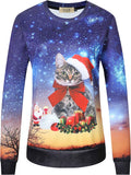 Ugly Christmas Sweatshirts for Women Funny Hoodies Xmas Pullover