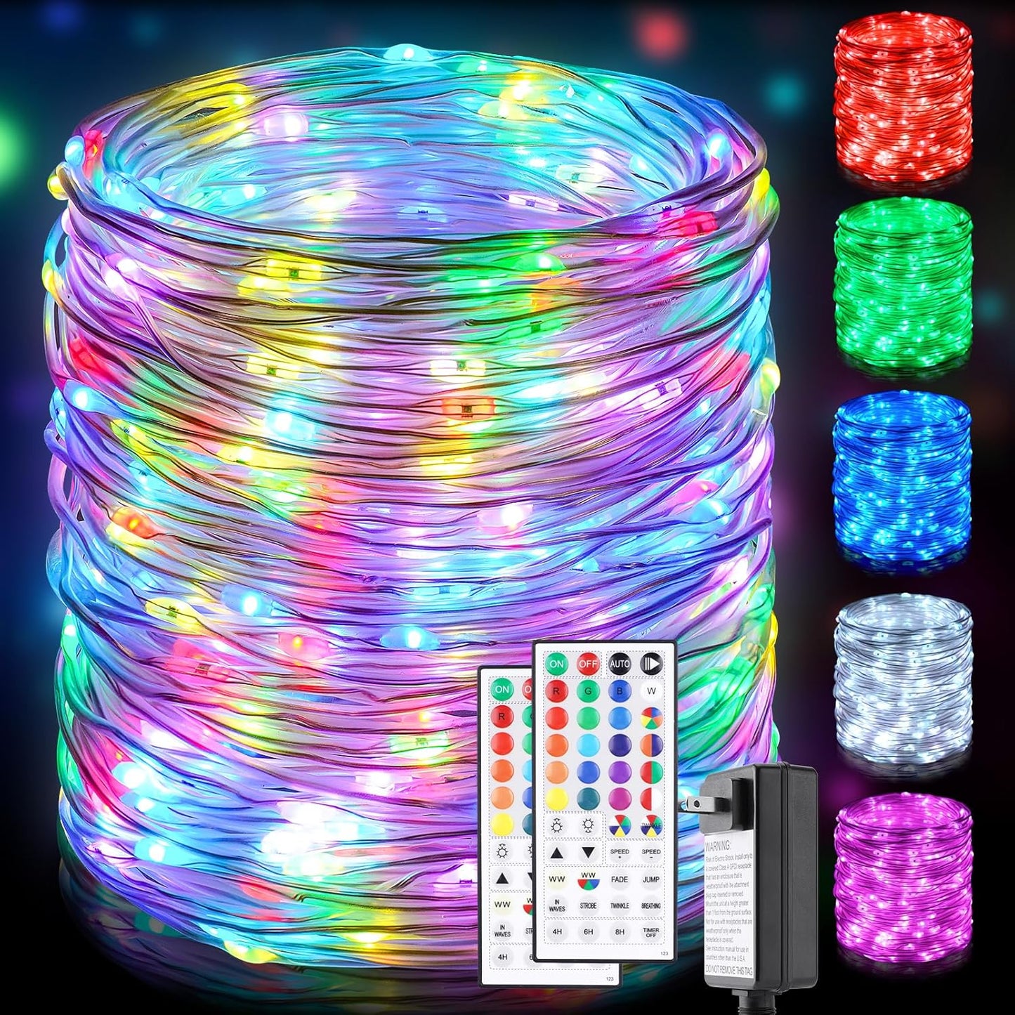 132FT 400LED Rope Lights Outdoor String Light for Any Occasion