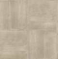 Taupe Dimensional Square Plaster Peel and Stick Wallpaper - Textured