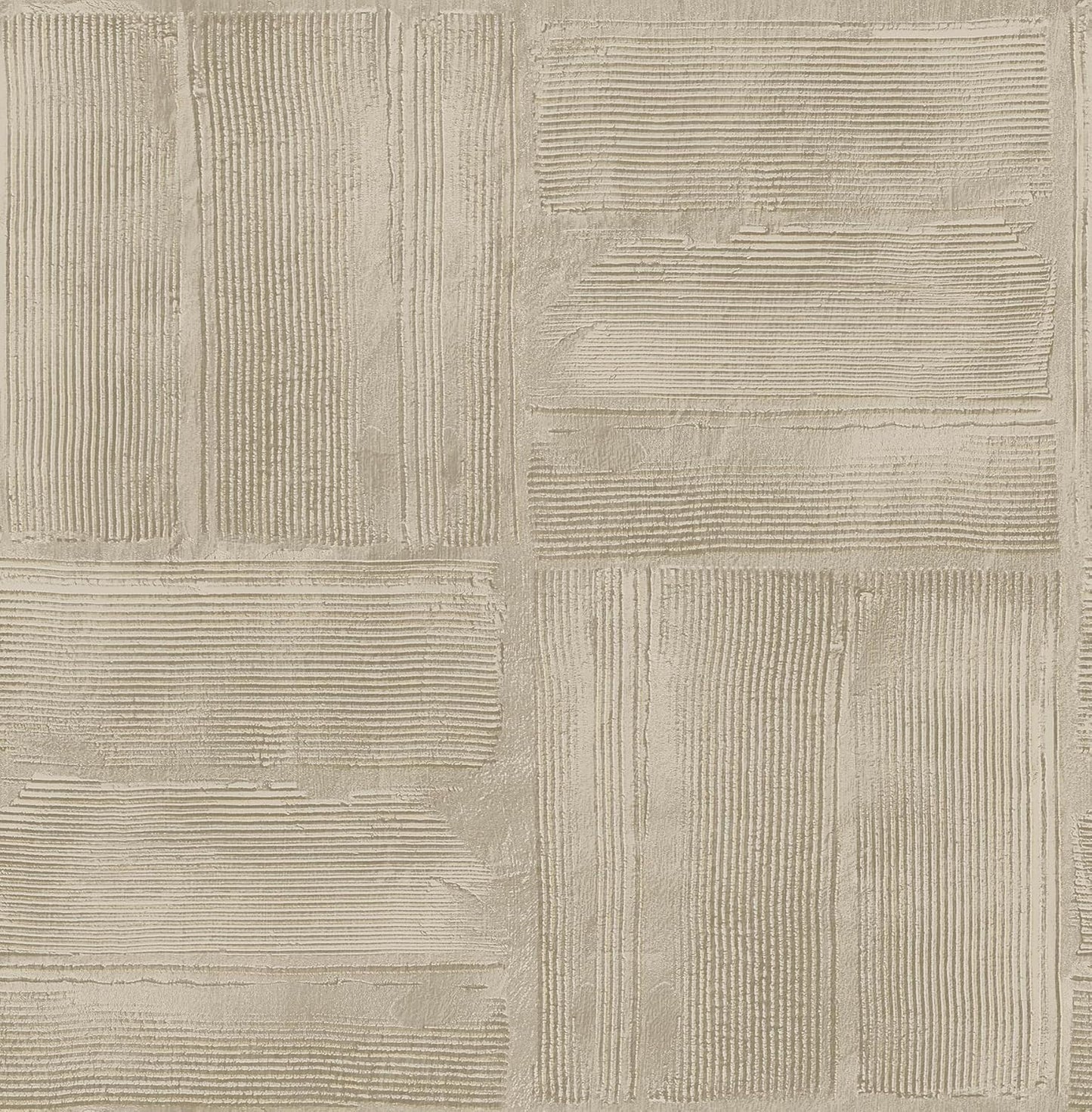 RoomMates Taupe Dimensional Square Peel and Stick Wallpaper