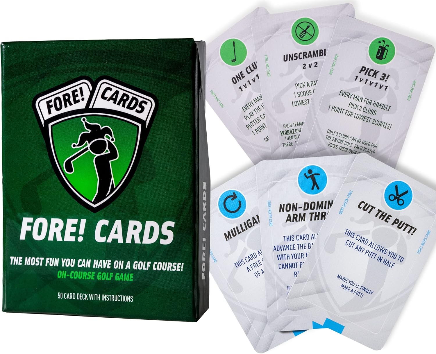 Dynamic Golf Challenges Deck | Fore Cards