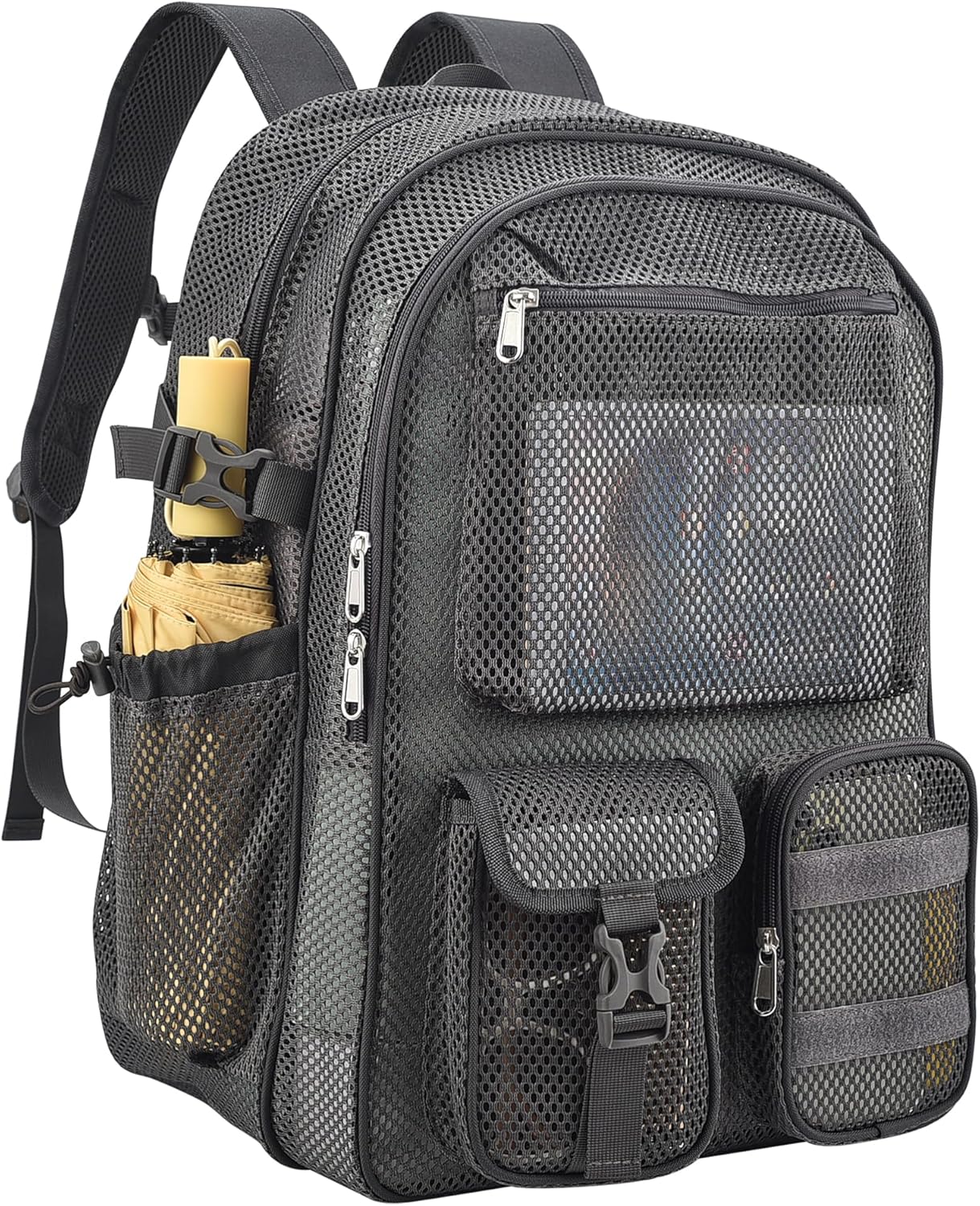Mesh Backpack for School with Laptop Compartment and Comfort Straps