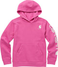 Carhartt Girls' Hoodie Fleece Pullover Sweatshirt - Cozy Everyday