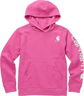 Carhartt Girls' Hoodie Fleece Pullover Sweatshirt - Durable Comfort