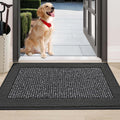 BEQHAUSE Indoor Door Mat 24in x 36in, Non-Slip Dirt Trapper