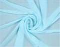 Chiffon Fabric 20 Yard Bolt Aqua Blue - Sheer Soft Draping Fabric