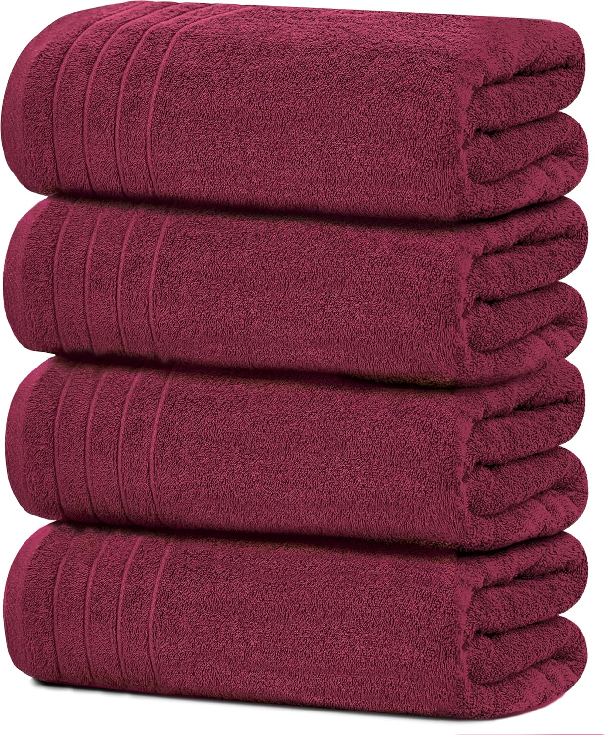 Extra Large Bath Towels Pack of 4, Super Soft and Absorbent