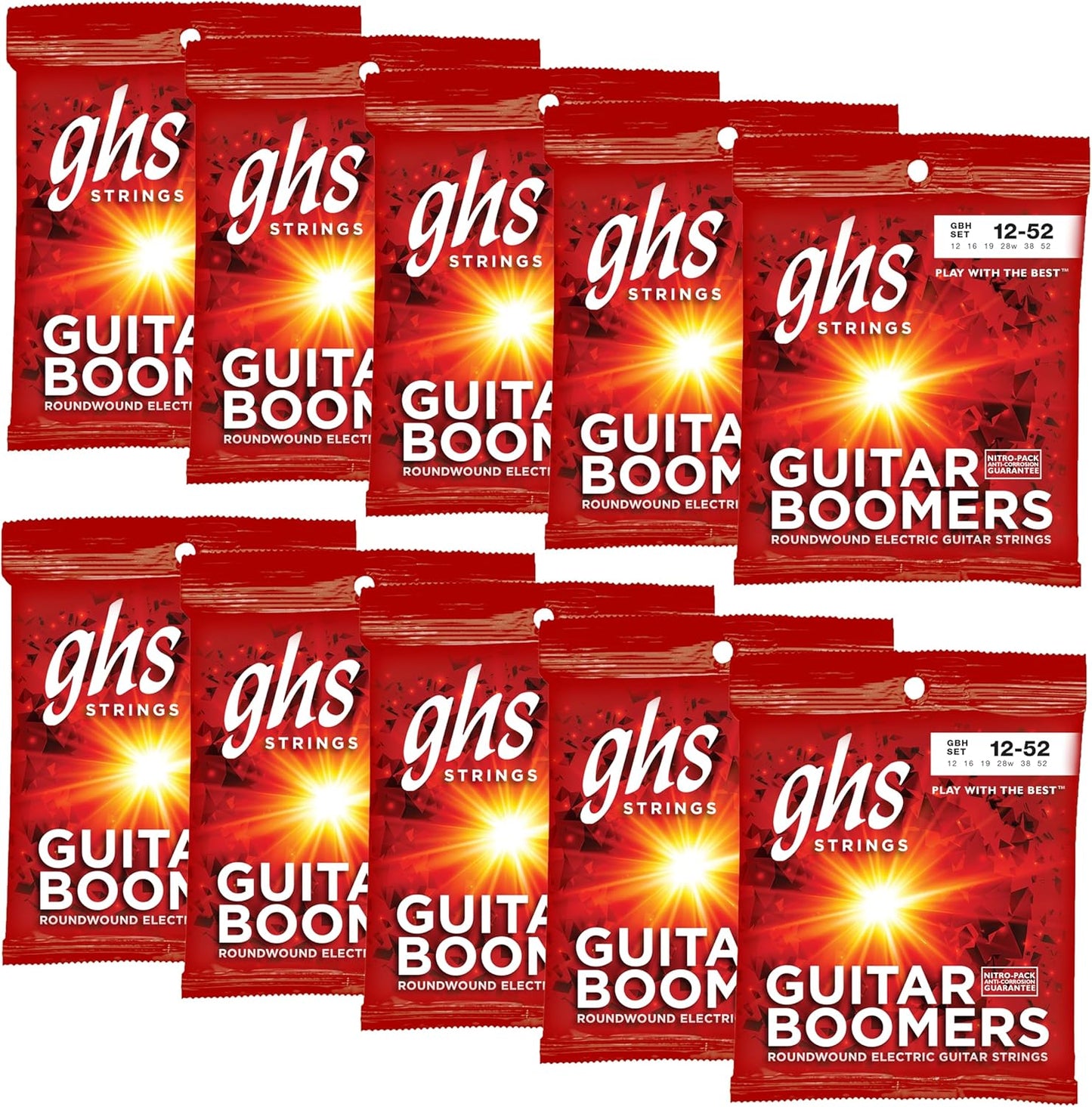 GHS Boomers Electric Guitar Strings for Legendary Tone & Strength