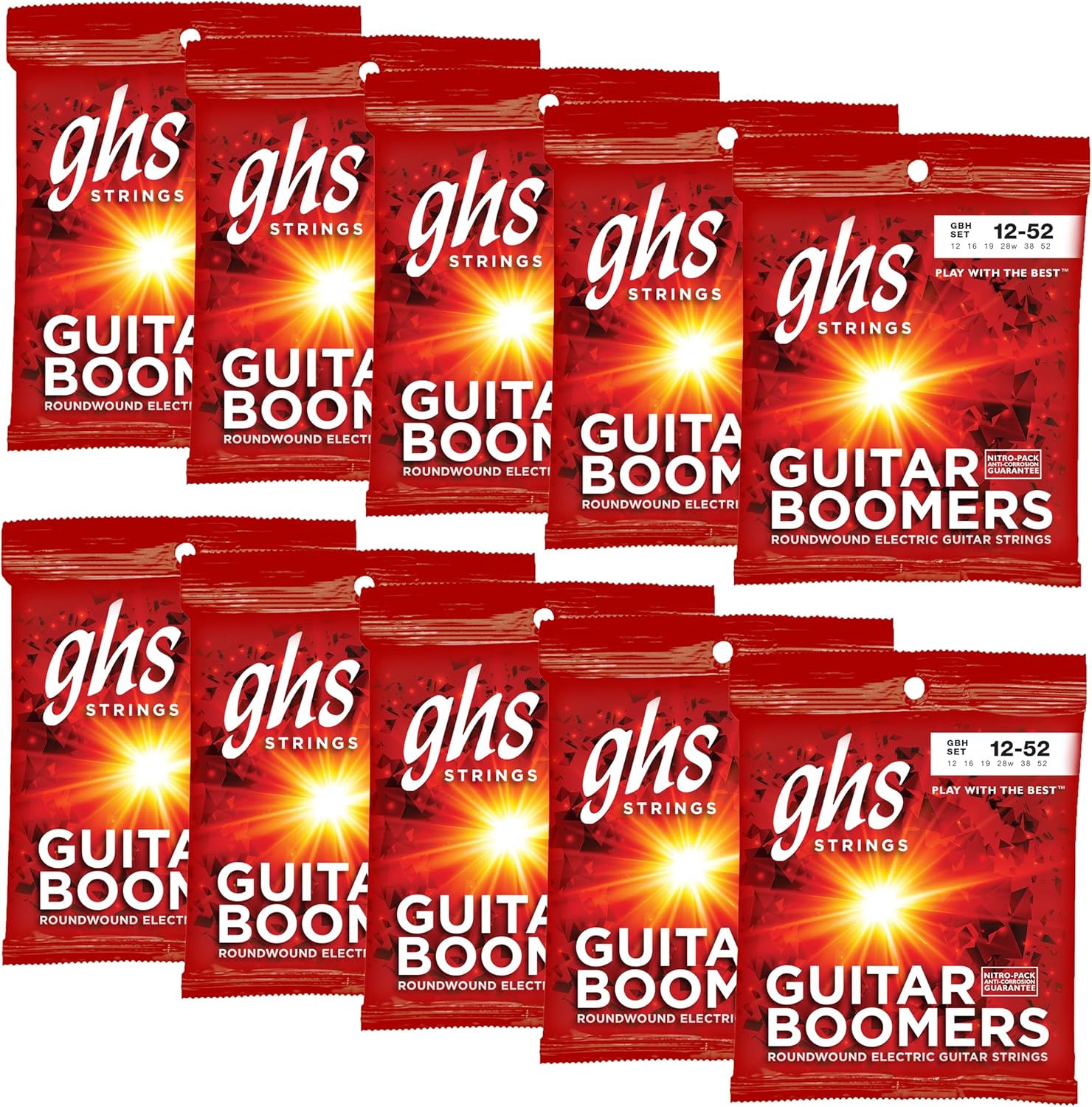 GHS Boomers Electric Guitar Strings for Legendary Tone & Strength