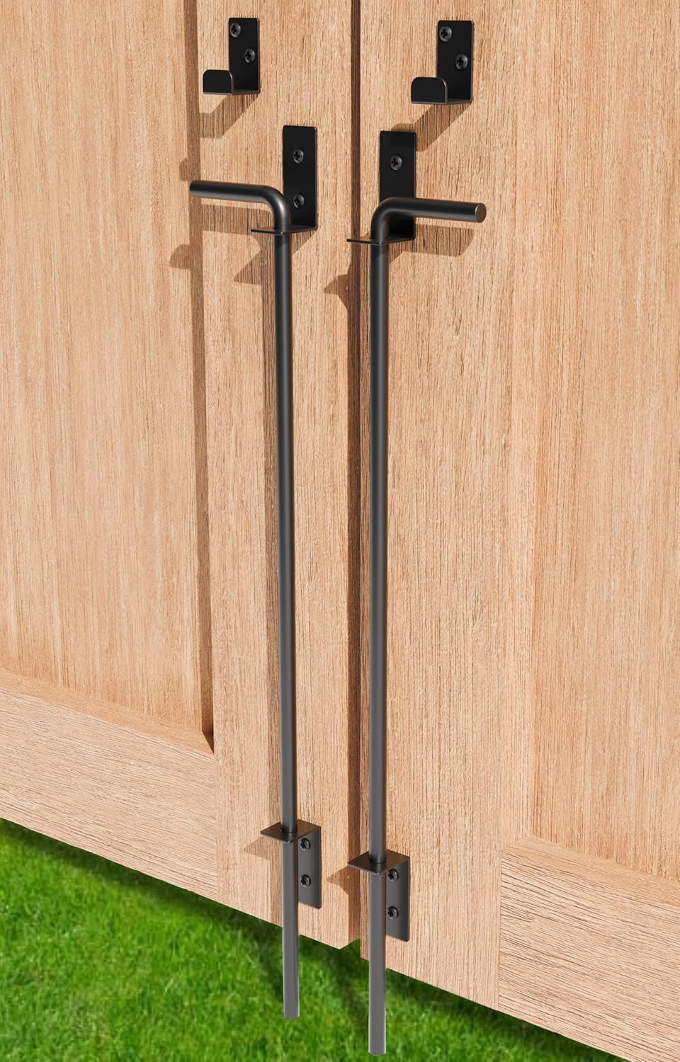 24 in Heavy Duty Cane Bolt Gate Drop Rod for Secure Fencing