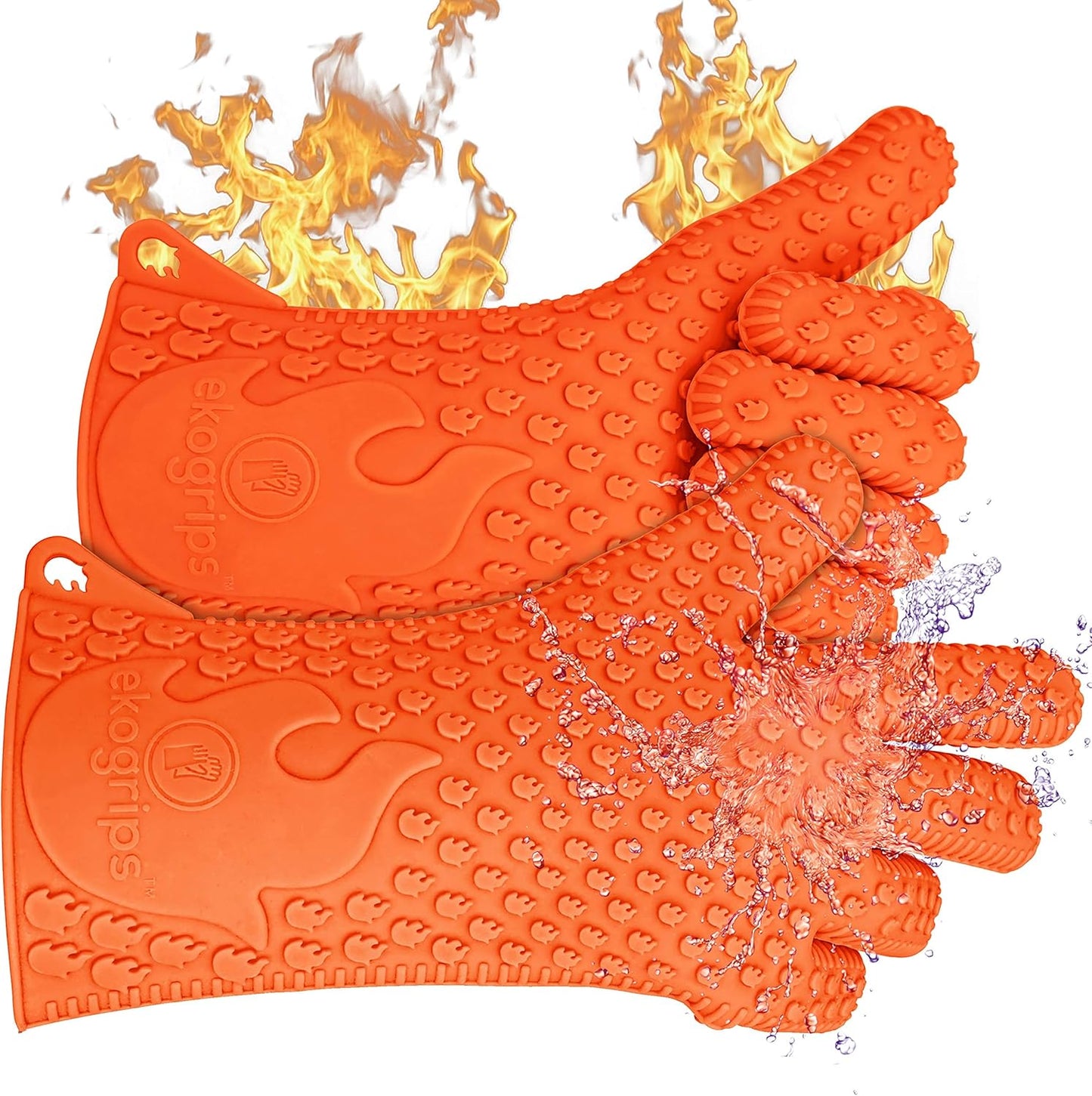 Ekogrips Heat-Resistant Grilling Gloves by Jolly Green: Ultimate Protection!
