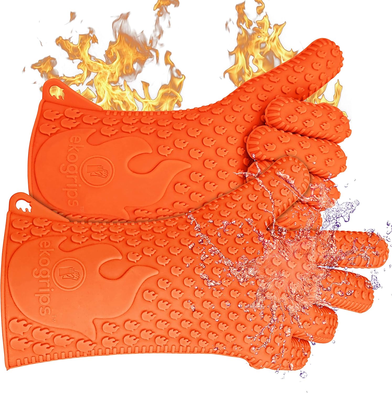 Ekogrips Heat-Resistant Grilling Gloves by Jolly Green: Ultimate Protection!