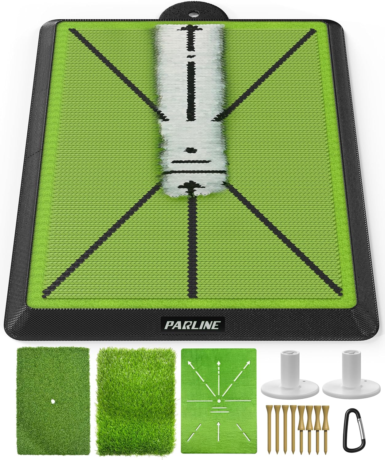 4-in-1 Golf Hitting Mat for Swing Feedback