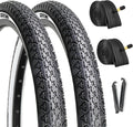 Hycline 26x2.125 Cruiser Bike Tires Set - Durable Beach Cruiser