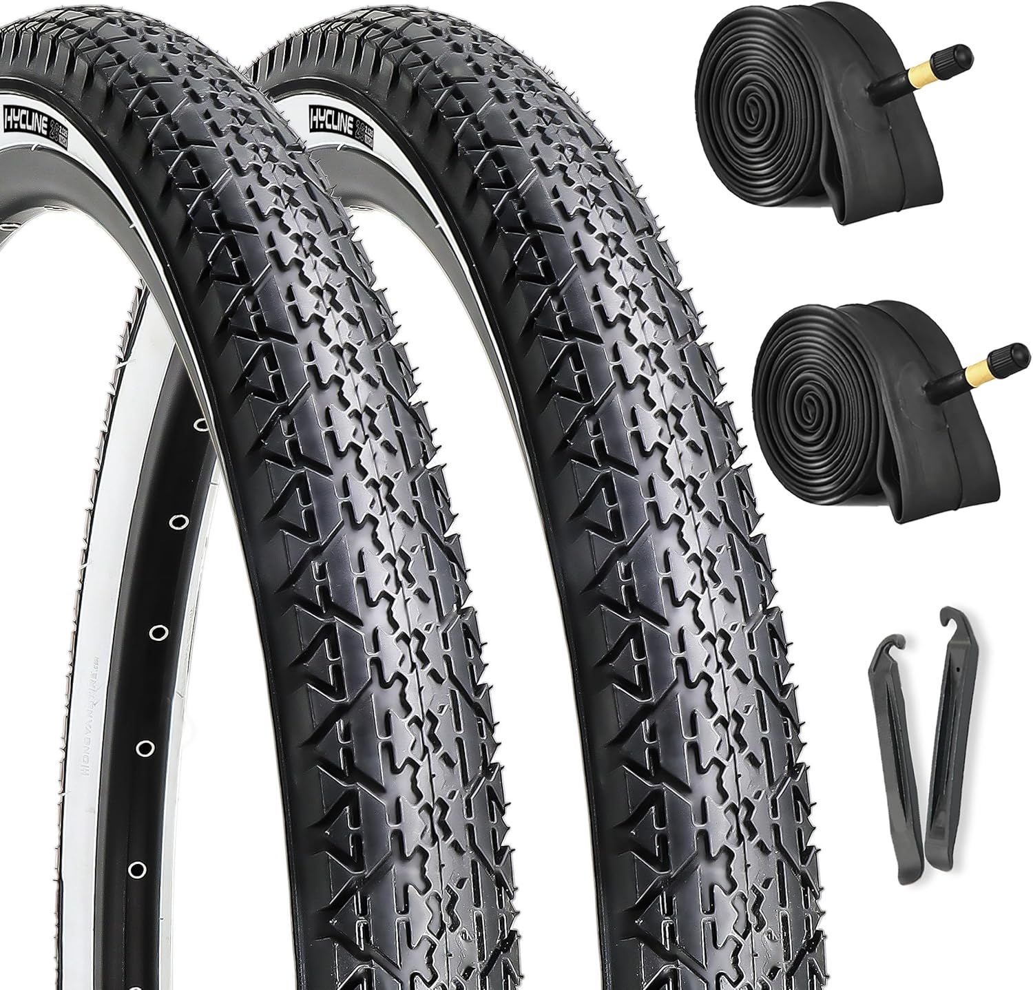 Hycline 26x2.125 Cruiser Bike Tires Set for Urban Commuting