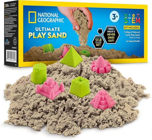 Blue Marble Moon Sand Play Set - 12 Lbs. with Castle Molds
