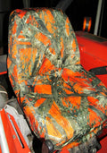 Durafit Seat Covers for Kubota Tractors - Orange Camo KU09-MC2