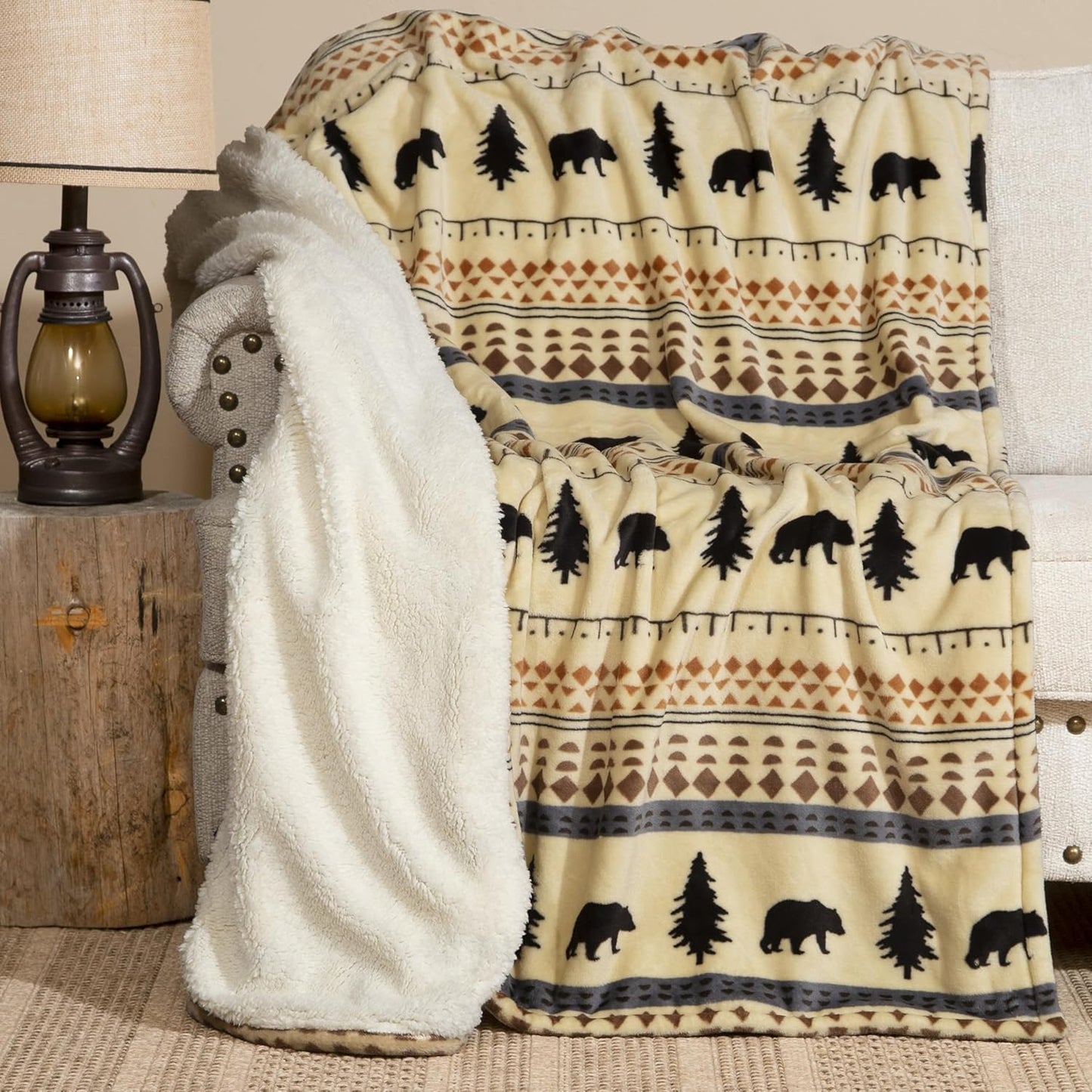 Ultra Premium Super Soft Plush Sherpa Fleece Throw Blanket