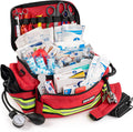 Scherber First Responder Fully-Stocked EMT/EMS Trauma Kit - Ready