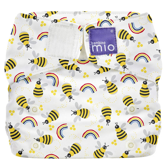 Bambino Mio Adjustable Reusable Cloth Diaper - Eco-Friendly Honeybee Hive