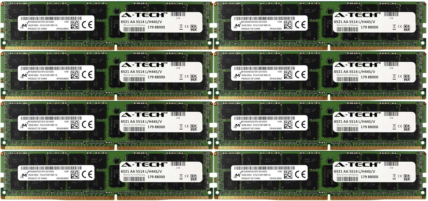 A-Tech Micron IC DDR4 128GB Kit for PowerEdge R730xd R730 R630