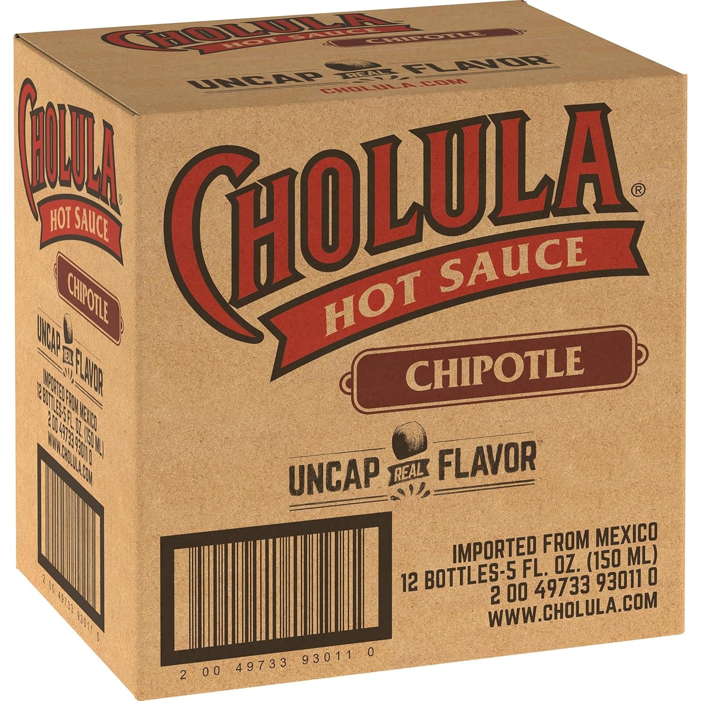 Cholula Chipotle Hot Sauce Pack of 12 for Flavorful Dishes