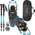 Retrospec Drifter 21/25/30 in Snowshoes & Trekking Poles Bundle - All