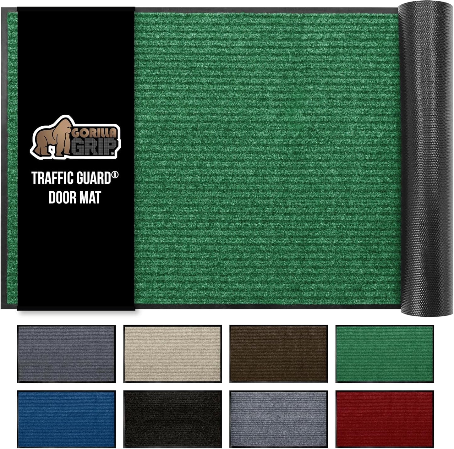 GORILLA GRIP Traffic Guard Door Mat for High Traffic Areas