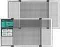 Expandable Window Screen Horizontal 15in H x 21.6-40in W (2 Pack)