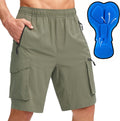 3D padded comfort shorts for men's mountain biking by Bikewa