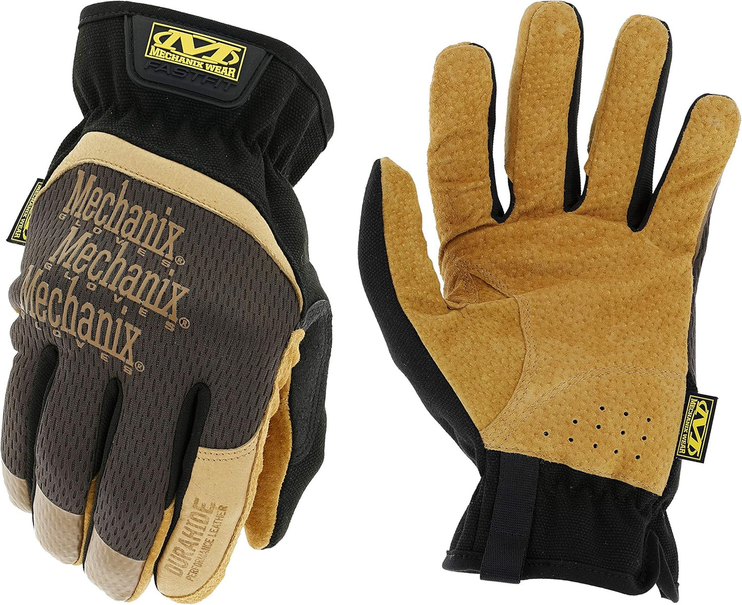 Durable FastFit Leather Work Gloves