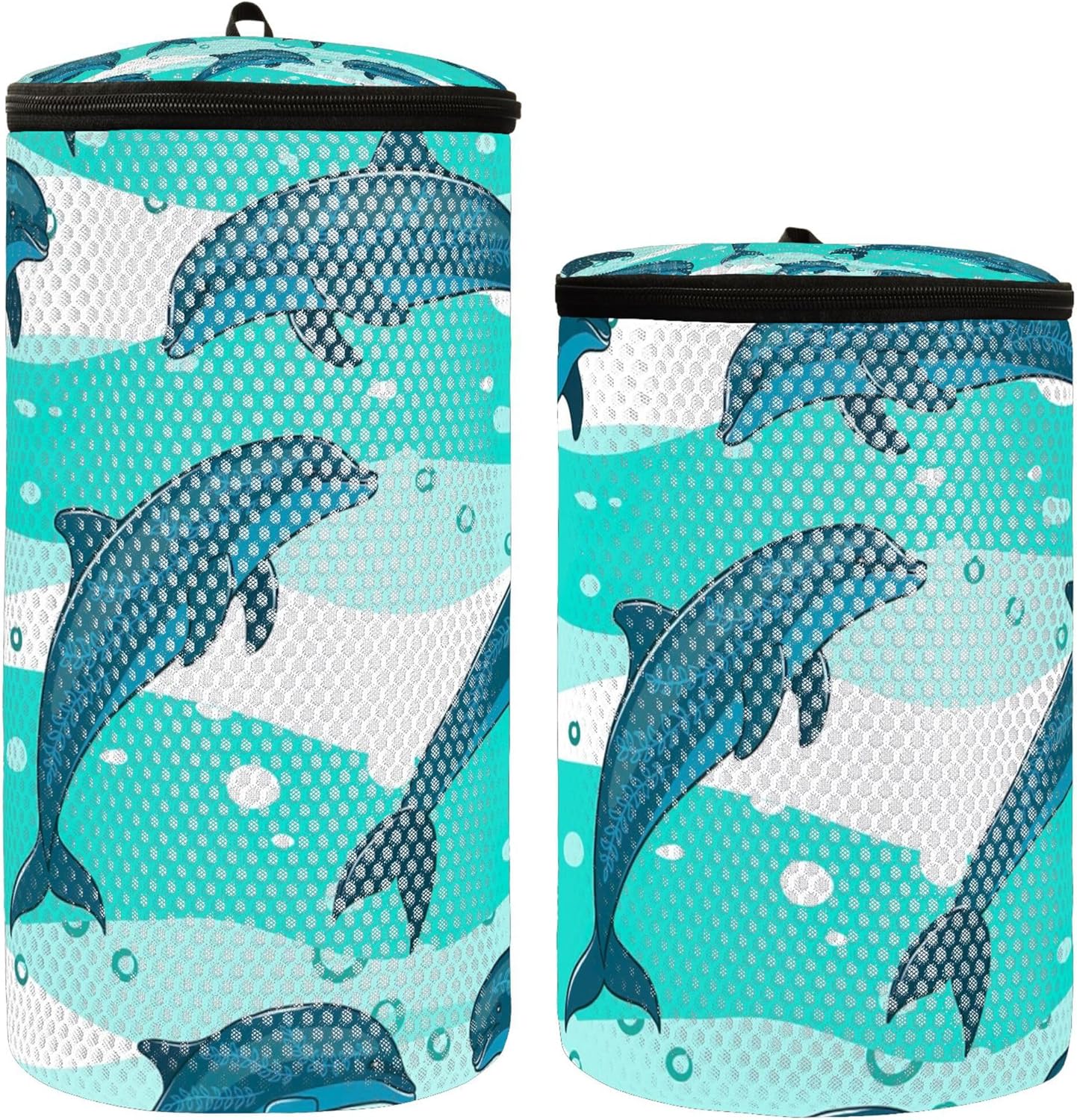 Flock Dolphins Shoe Laundry Bag x2 by Caihoyu