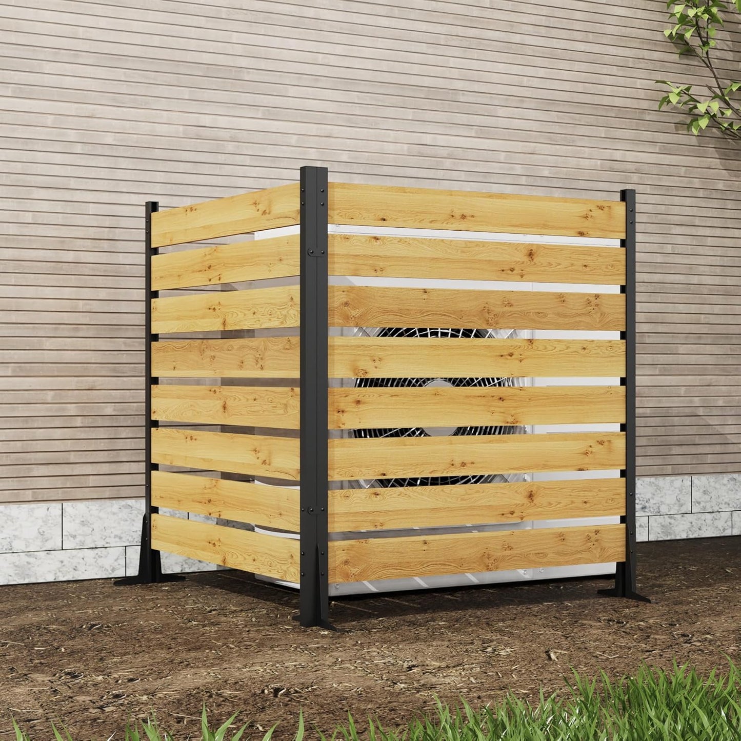Cedar Wood Privacy Screen - Outdoor Oasis
