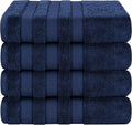 American Soft Linen Salem 4 Piece Bath Towels - Soft 600 GSM Navy